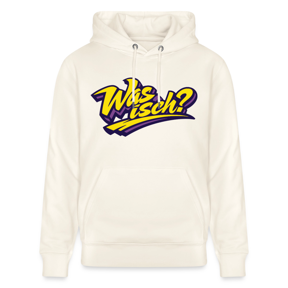 Was isch? Design – Unisex Bio-Hoodie - Naturweiß 