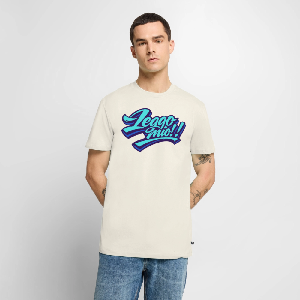 Leggomio Design – Männer Premium T-Shirt - Naturweiß