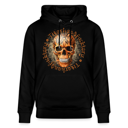 Tiger skull Design – Unisex Bio-Hoodie - Schwarz