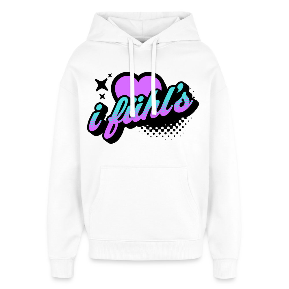 i fühl‘s Design – Oversized Unisex Hoodie - Weiß