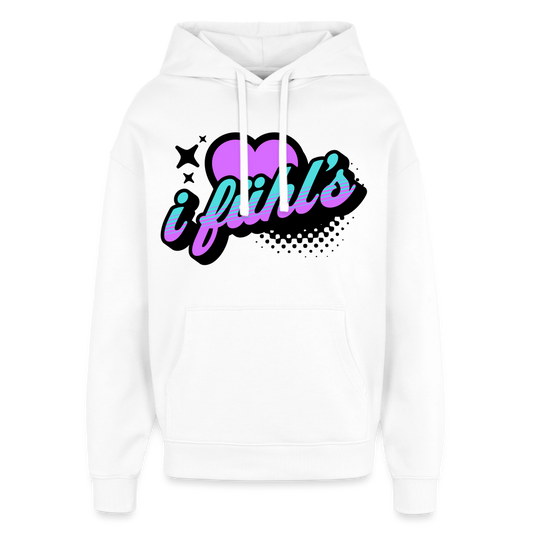 i fühl‘s Design – Oversized Unisex Hoodie - Weiß