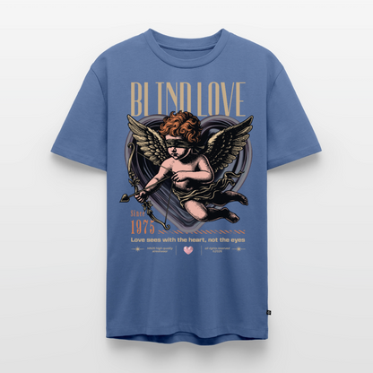 Blind Love Design –  Männer Premium T-Shirt - Taubenblau