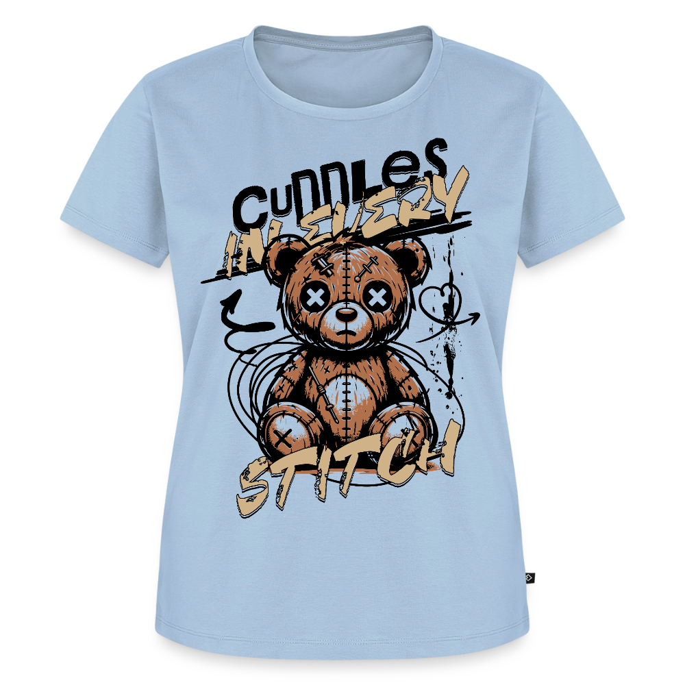 Bear Design – Frauen Premium T-Shirt - Hellblau