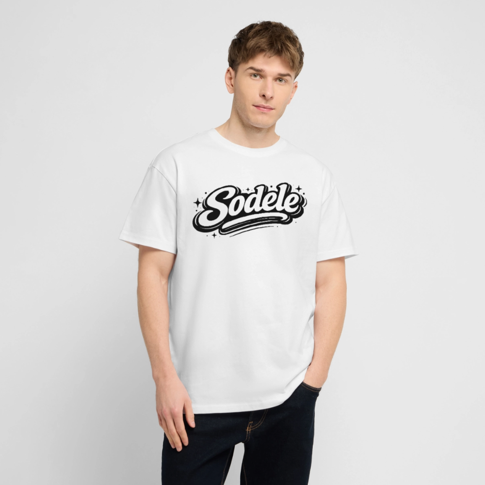 Sudele Design – Oversized Unisex Bio T-Shirt - Weiß
