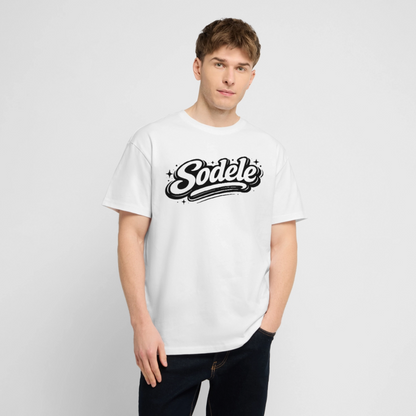 Sudele Design – Oversized Unisex Bio T-Shirt - Weiß