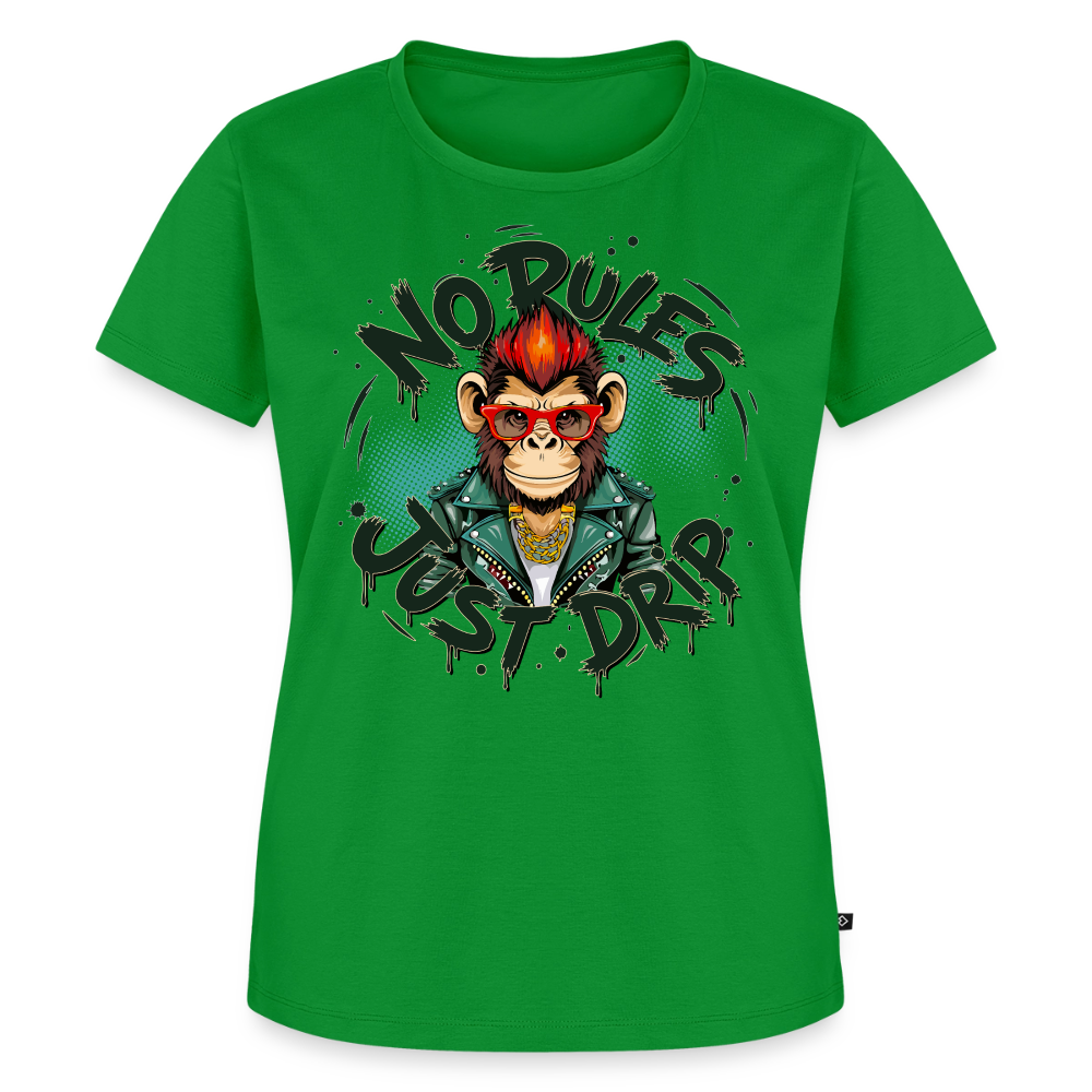 Monkey No Rules Design – Frauen Premium T-Shirt - Grün