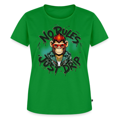 Monkey No Rules Design – Frauen Premium T-Shirt - Grün
