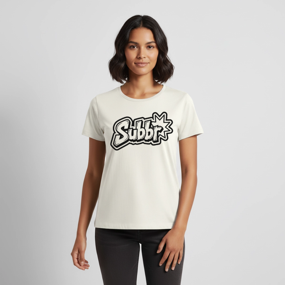 Subbr Design – Frauen Premium T-Shirt - Naturweiß