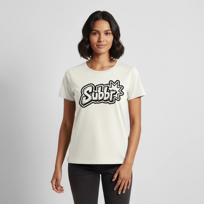 Subbr Design – Frauen Premium T-Shirt - Naturweiß
