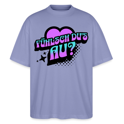 Fühlsch du‘s au Design – Oversized Unisex Bio T-Shirt - Violett