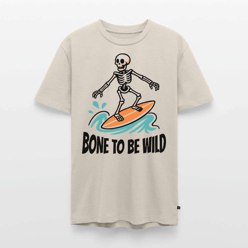 Bone to be Wild Design – Männer Premium T-Shirt - Beige