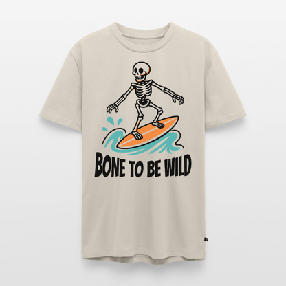 Bone to be Wild Design – Männer Premium T-Shirt - Beige