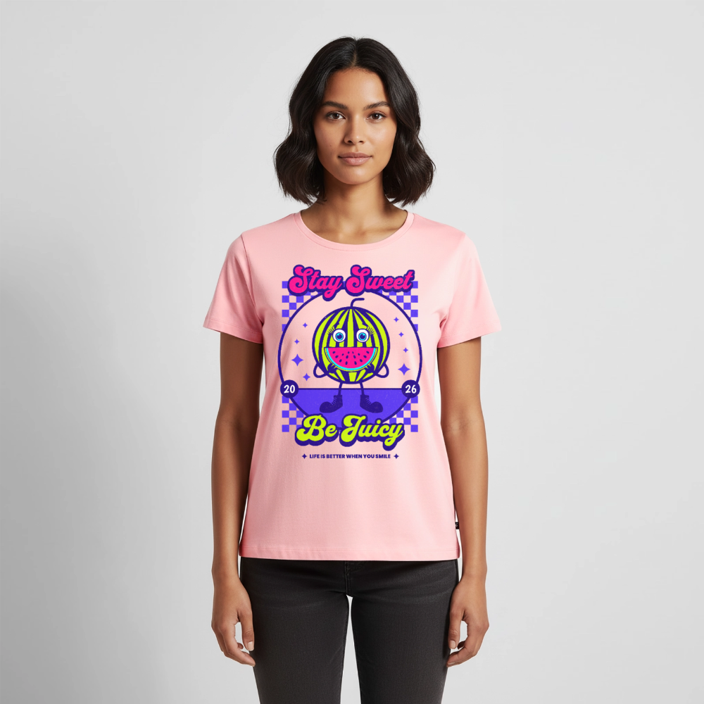 Stay Sweet Design – Frauen Premium T-Shirt - Rosa