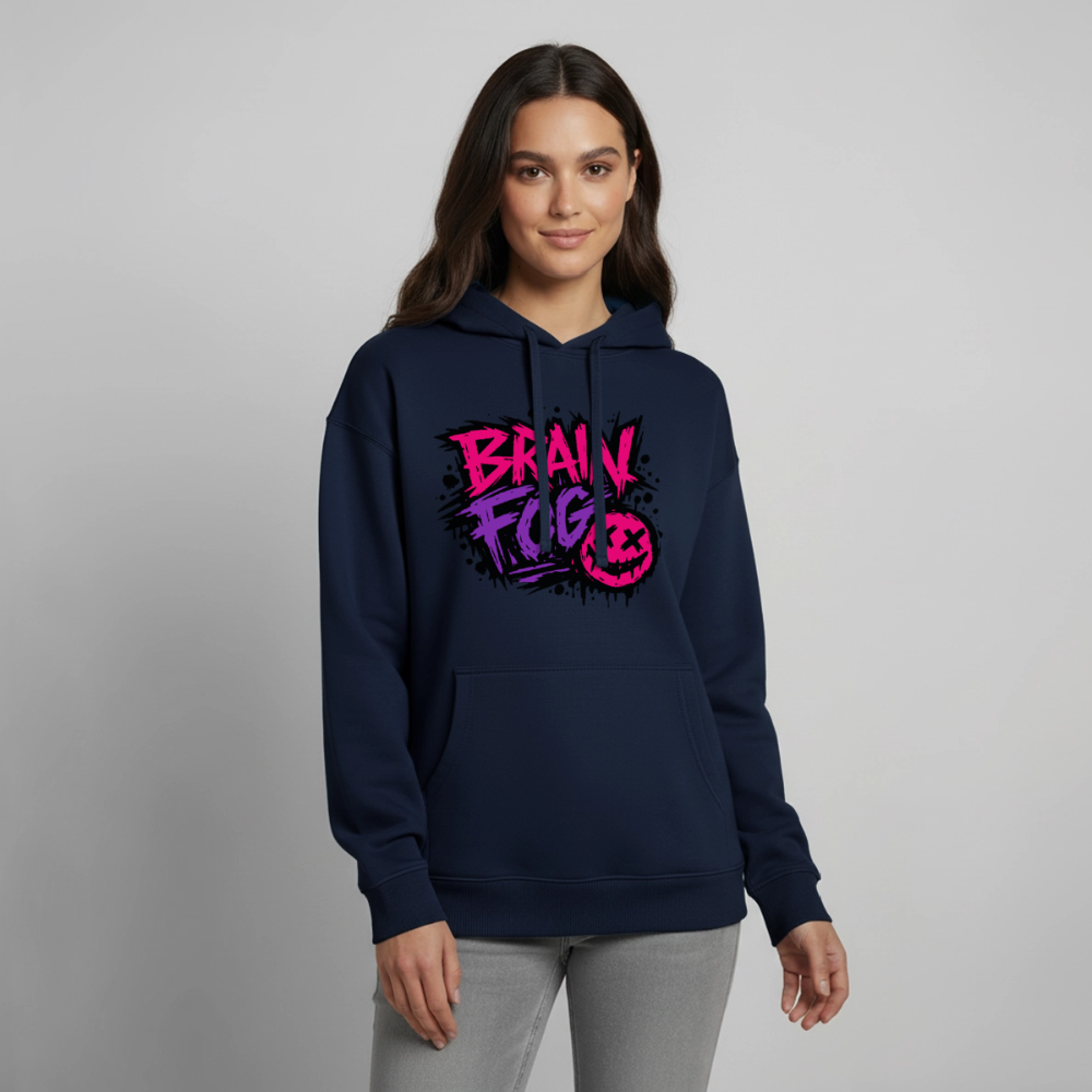 Brain Fog Design – Oversized Unisex Hoodie - Navy