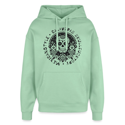 Sugar Skull Black Design - Oversized Unisex Hoodie - Nebeljade