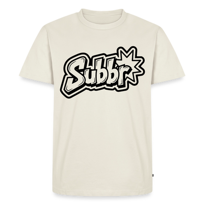 Subbr Design – Männer Premium T-Shirt - Naturweiß