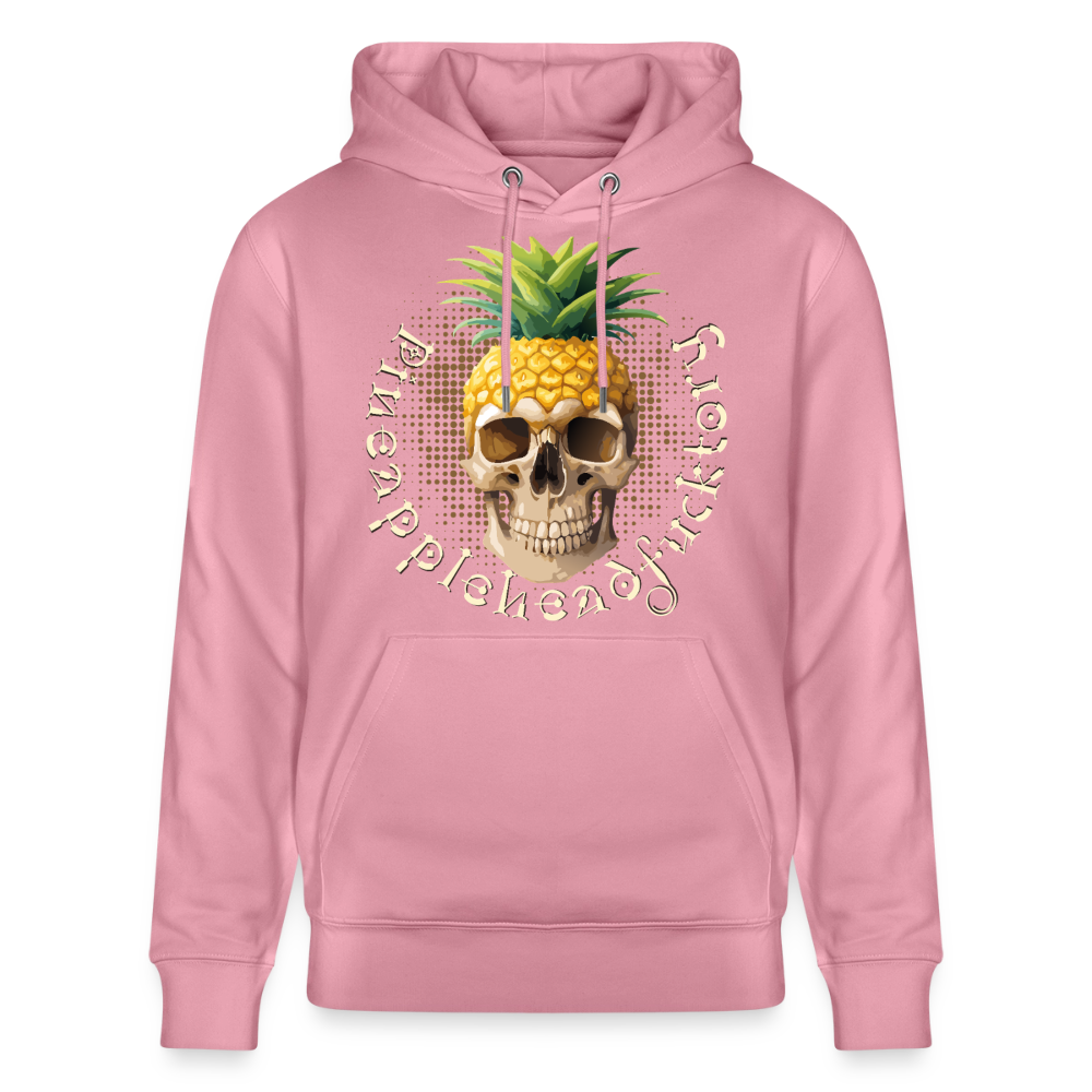 Pineapple Skull Design - Unisex Bio-Hoodie - Lila Traum