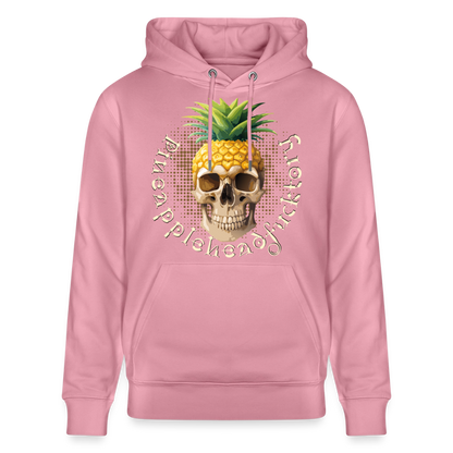 Pineapple Skull Design - Unisex Bio-Hoodie - Lila Traum