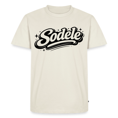 Sodele Design – Männer Premium T-Shirt - Naturweiß