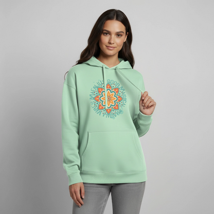 Mandala Türkis Design – Oversized Unisex Hoodie - Nebeljade
