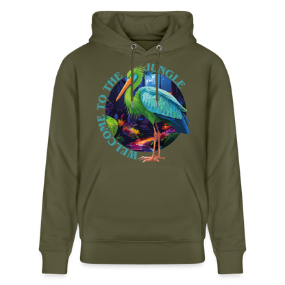 Jungle Design – Unisex Bio-Hoodie - Khaki Grün