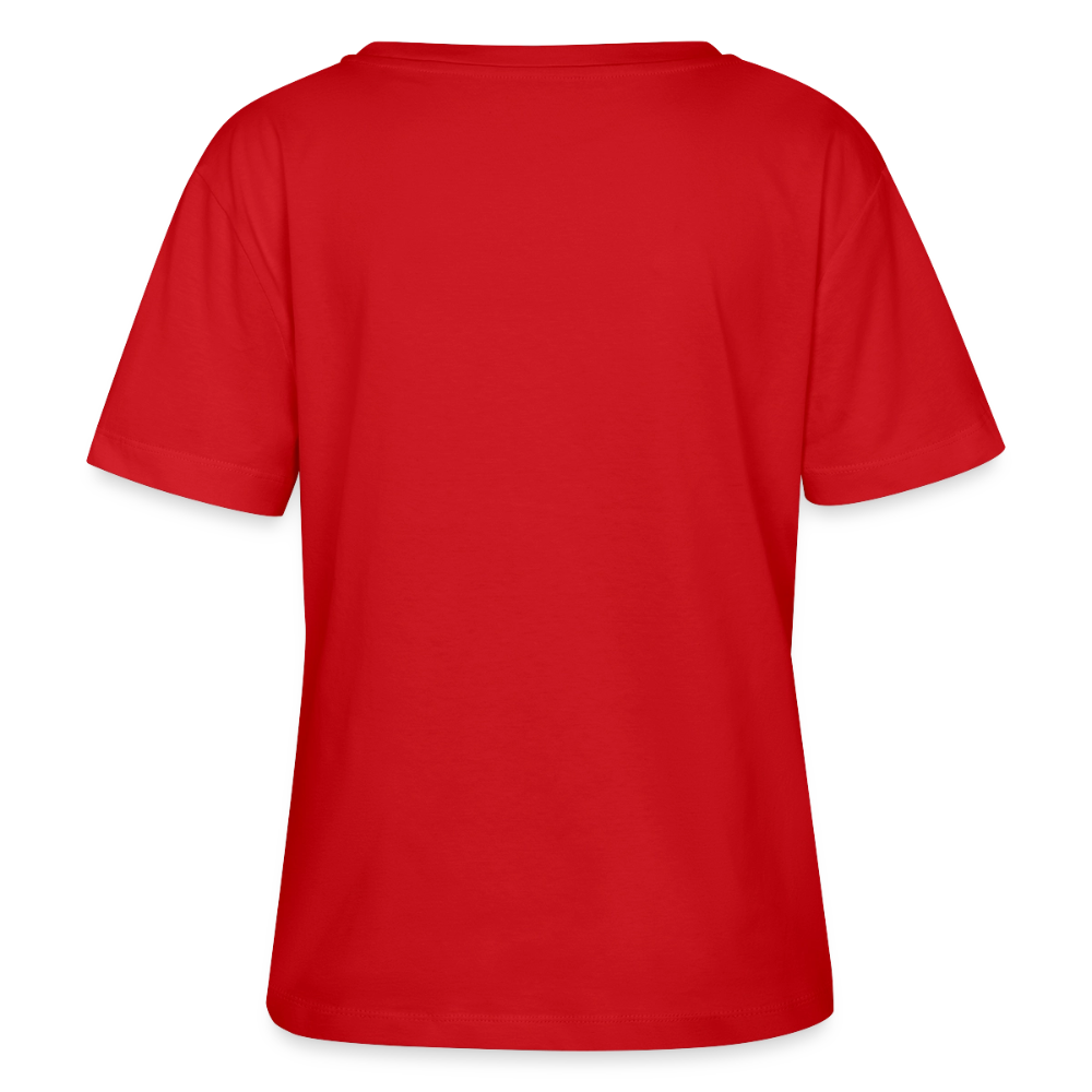 Party Skull Design Pink – Rundhals Frauen Bio-T-Shirt - Rot