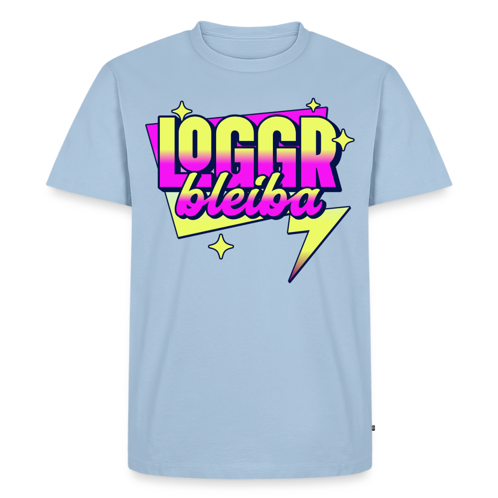 Logger bleibt Design – Männer Premium T-Shirt - Hellblau