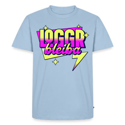 Logger bleibt Design – Männer Premium T-Shirt - Hellblau