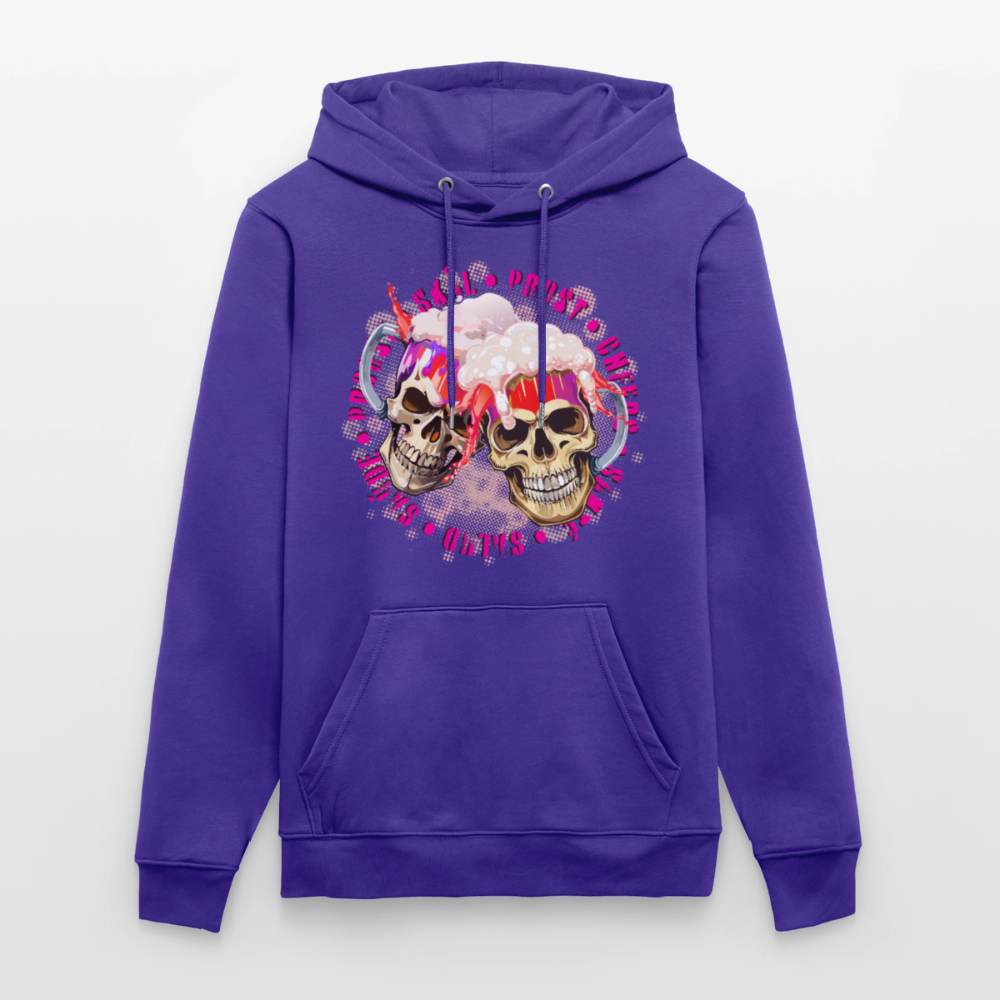 Party Skull Design Pink – Unisex Bio-Hoodie - Purple Love 