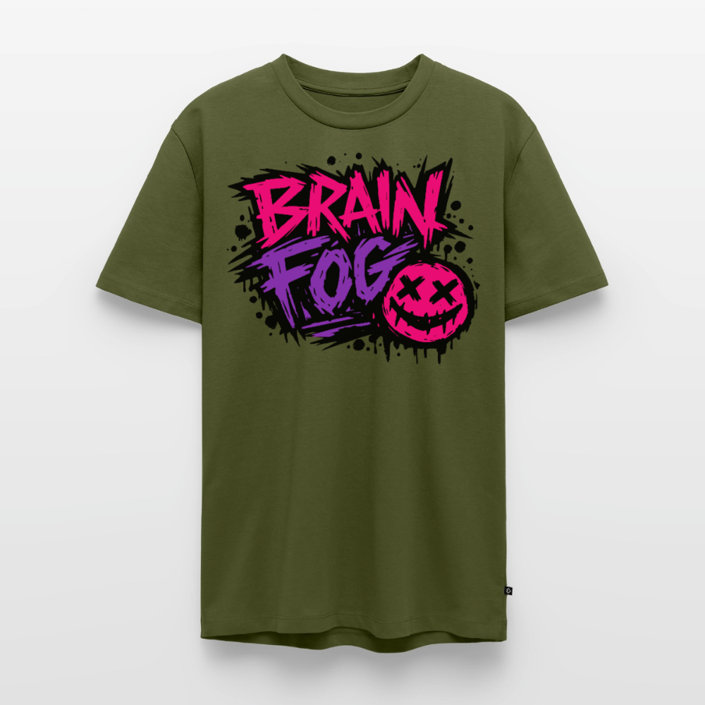 Brain Fog Design – Männer Premium T-Shirt - Khaki