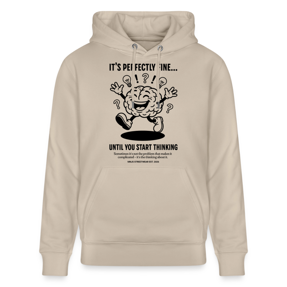 Brain Design – Unisex Bio-Hoodie - Beige