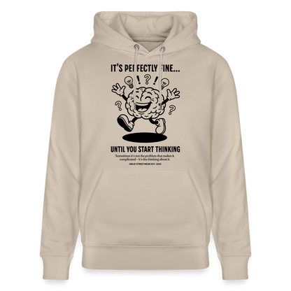 Brain Design – Unisex Bio-Hoodie - Beige