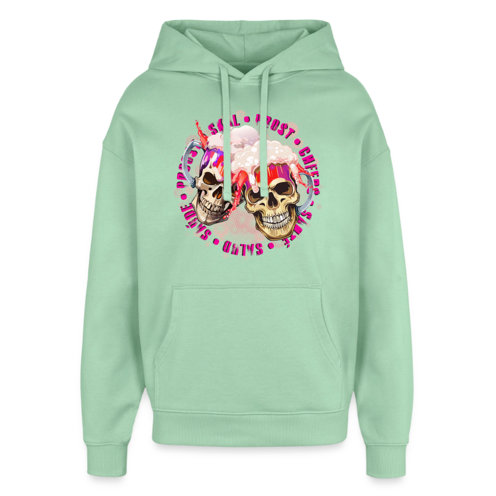 Party Skull Design Pink – Oversized Unisex Hoodie - Nebeljade