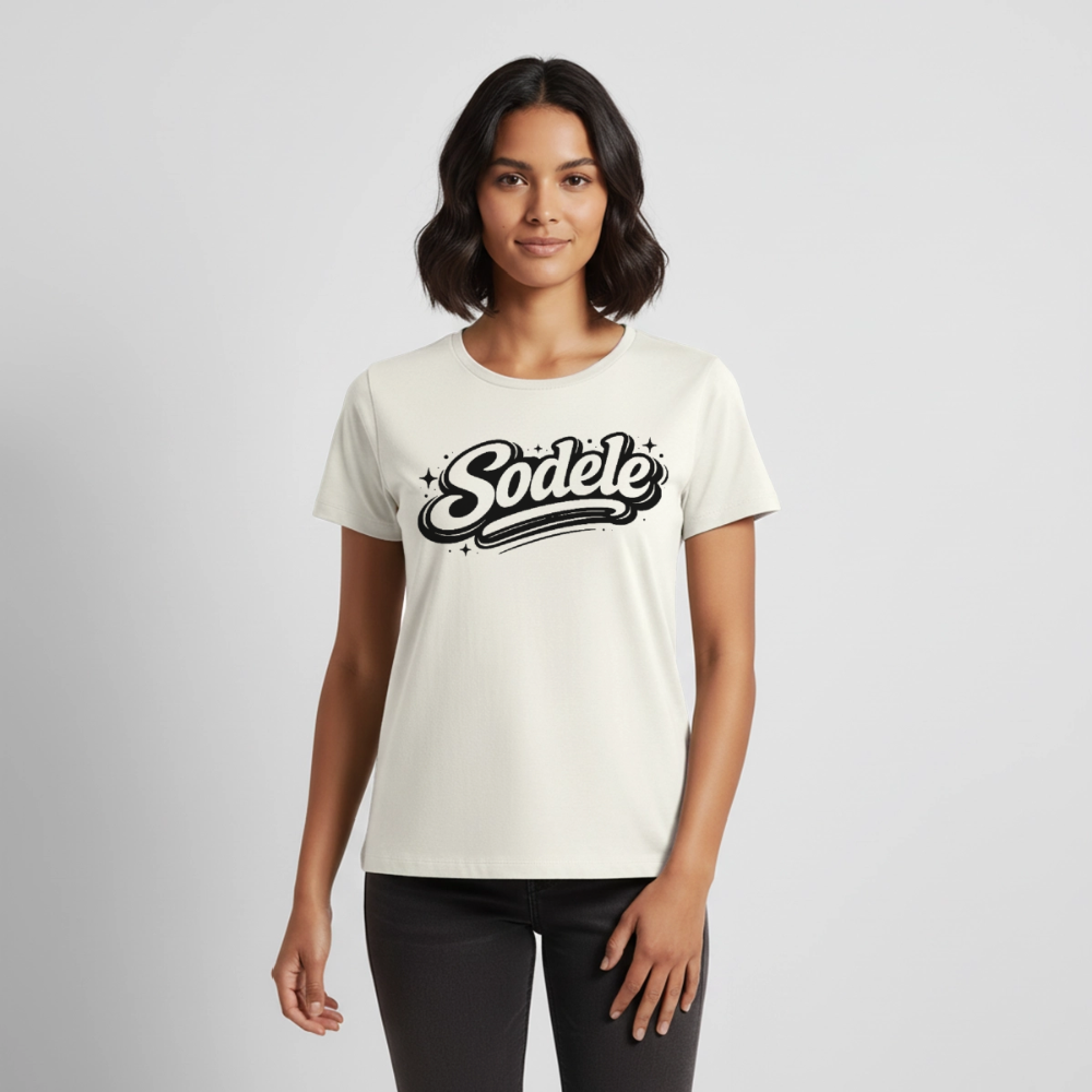 Sudele Design – Frauen Premium T-Shirt - Naturweiß