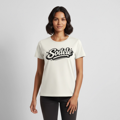 Sudele Design – Frauen Premium T-Shirt - Naturweiß