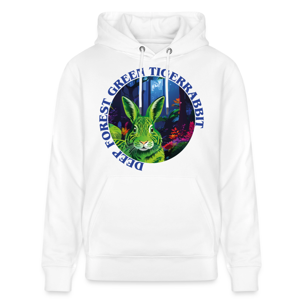 Tiger Rabbit Design – Unisex Bio-Hoodie - Weiß
