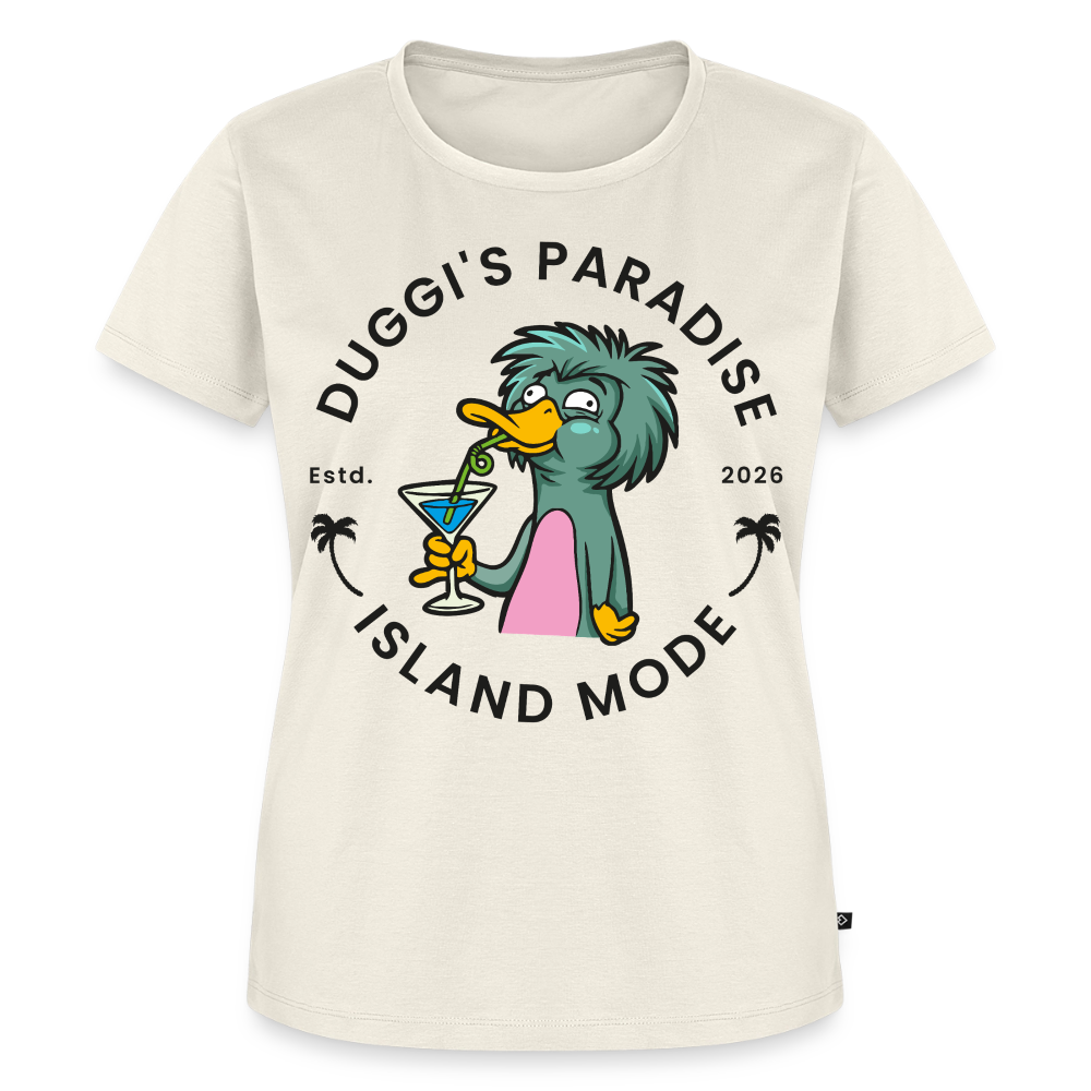 Nuggis Paradise Design – Frauen Premium T-Shirt - Naturweiß