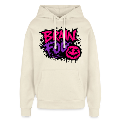 Brain Fog Design – Oversized Unisex Hoodie - Natur