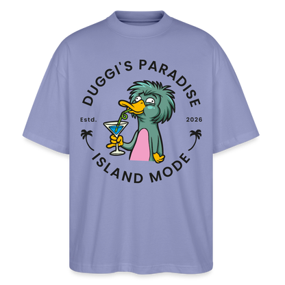 Duggis Paradise Design – Oversized Unisex Bio T-Shirt - Violett