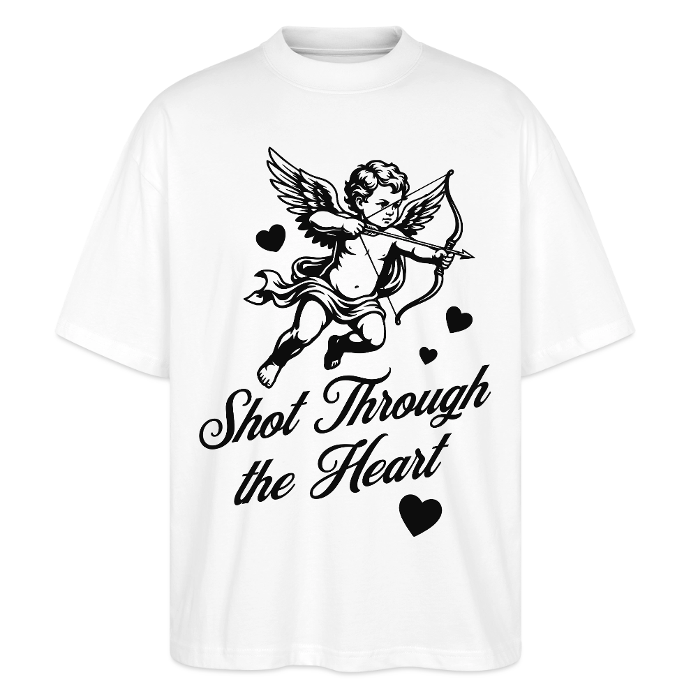 Amor Design – Oversized Unisex Bio T-Shirt - Weiß