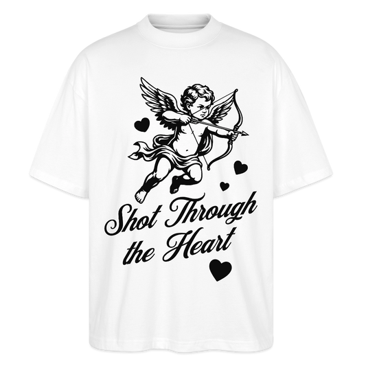 Amor Design – Oversized Unisex Bio T-Shirt - Weiß