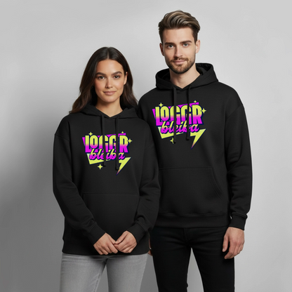 Logger bleb Design – Oversized Unisex Hoodie - Schwarz