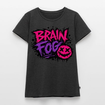 Brain Fog Design – Frauen Premium T-Shirt - Anthrazit meliert
