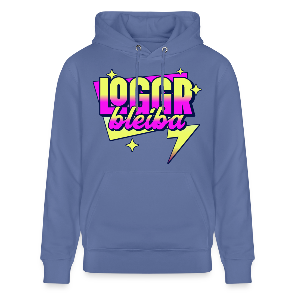 Logo bleibt Design – Unisex Bio-Hoodie - Blau