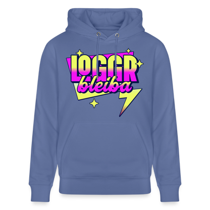 Logo bleibt Design – Unisex Bio-Hoodie - Blau