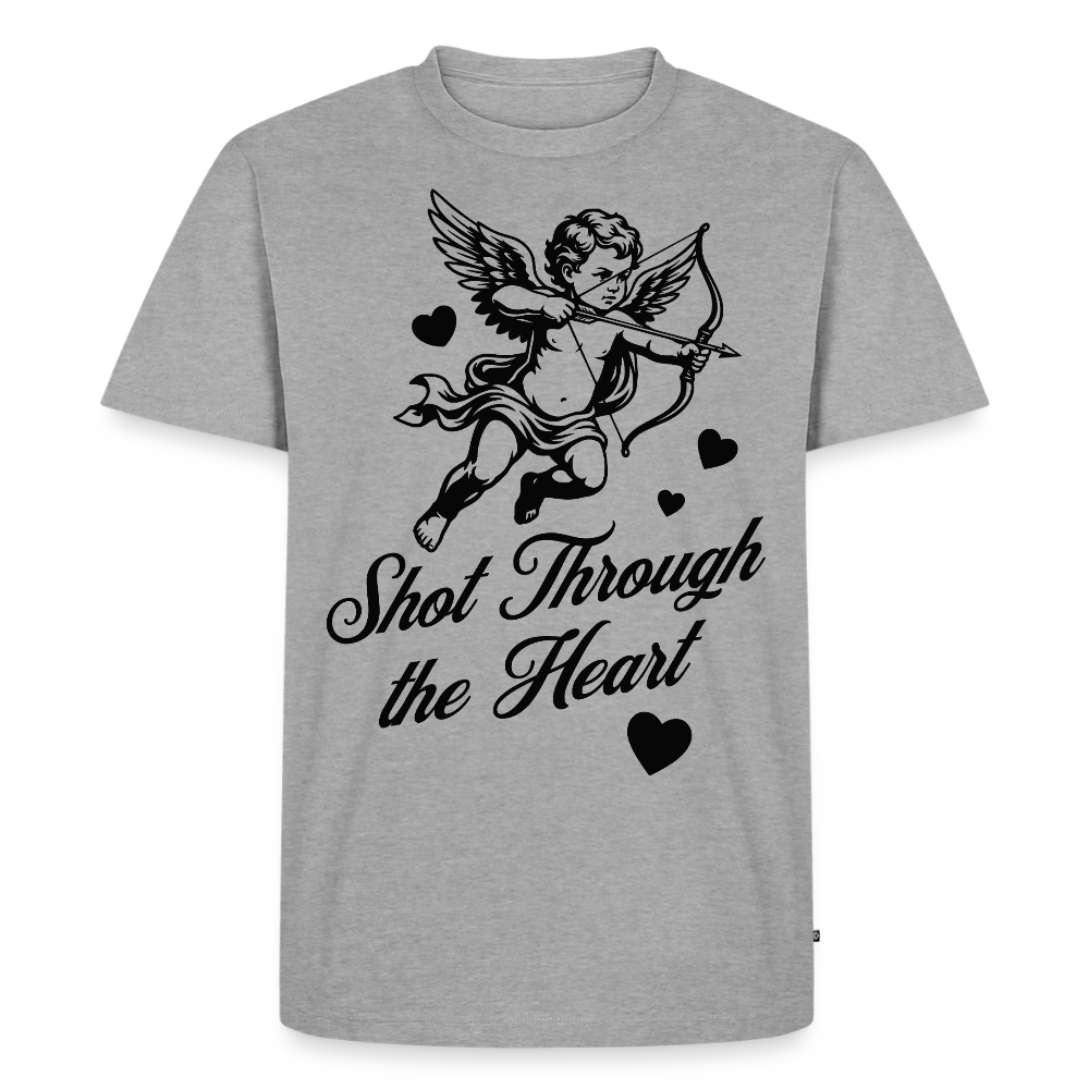 Amor Design – Männer Premium T-Shirt - Grau meliert