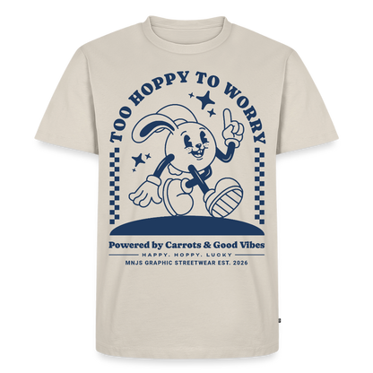 Too Hoppy Too Worry Design – Männer Premium T-Shirt - Beige