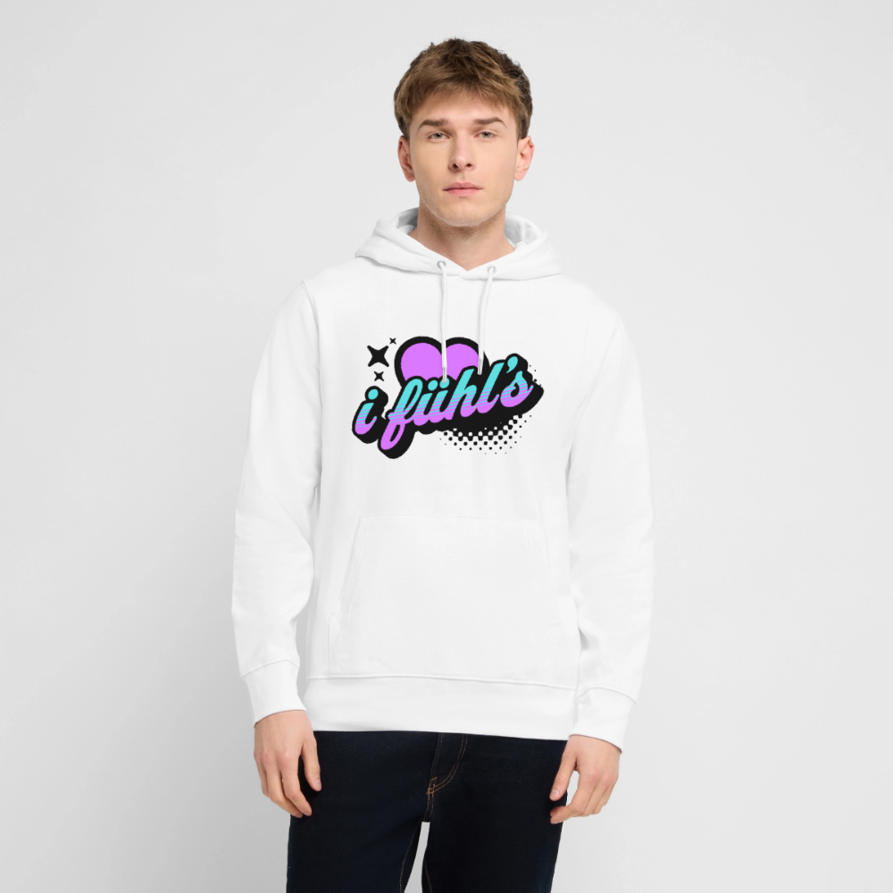 i fühl‘s Design – Unisex Bio-Hoodie - Weiß