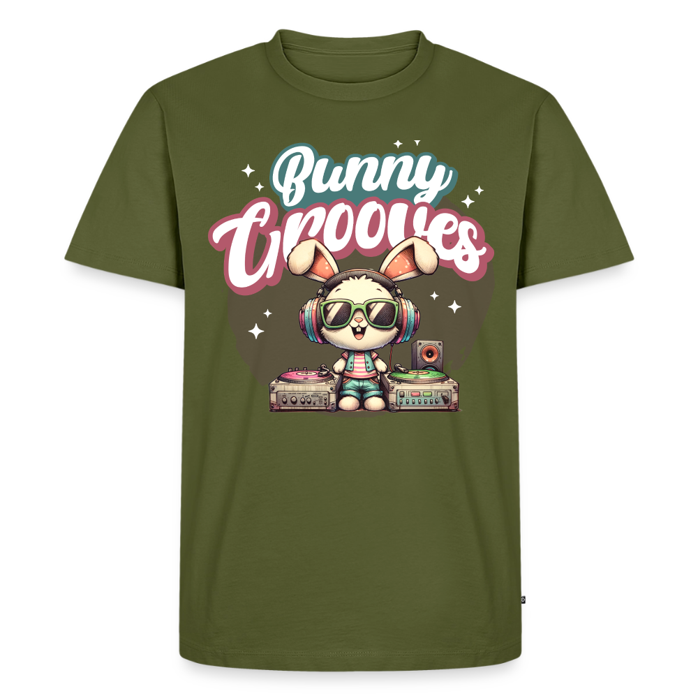 Bunny Grooves Design – Männer Premium T-Shirt - Khaki