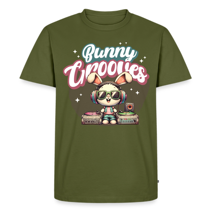 Bunny Grooves Design – Männer Premium T-Shirt - Khaki